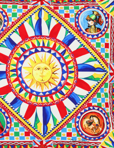 Poduszka płócienna Dolce&Gabbana, Carretto Siciliano