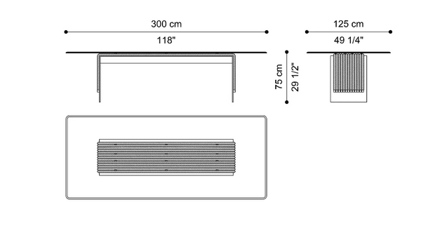 Stół Gianfranco Ferré Home Glasgow
