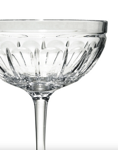 Ralph Lauren Home crystal champagne coupe, from the Coraline collection