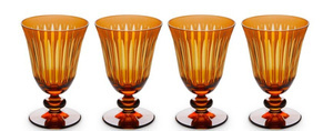 L'Objet Prism Wine Glasses - Amber (Set of 4)
