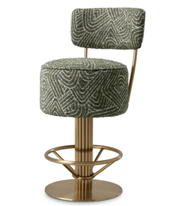 Carleton countertop bar stool by Eichholtz
