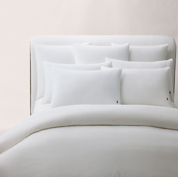 Prześcieradło Ralph Lauren Home, z kolekcji Player (White)