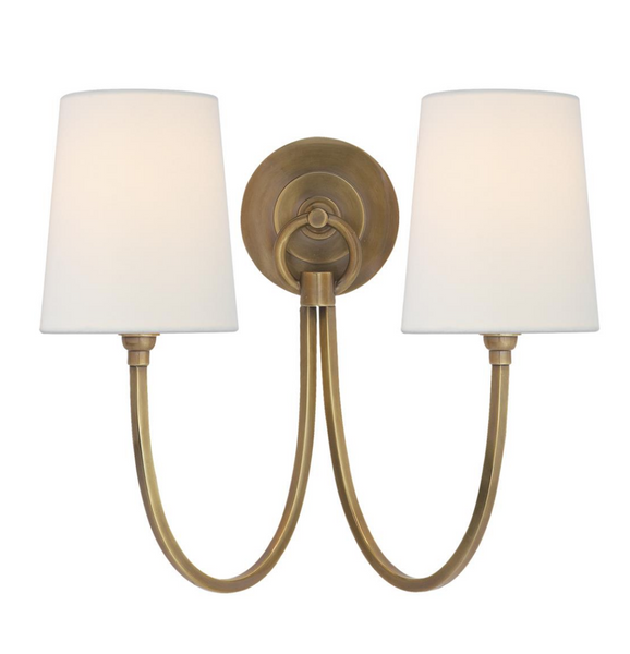 Reed Double Thomas O'Brien wall lamp 