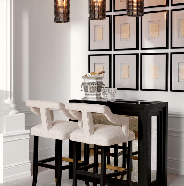 Camerota bar chair by Eichholtz