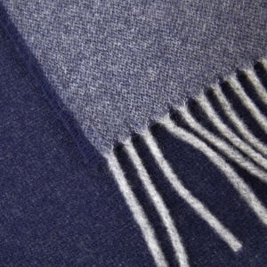  Yves Delorme Allegria wool blanket (Marine)