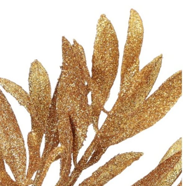 Christmas decoration - brocade olive branch