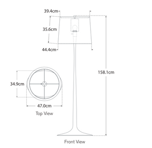 Oscar floor lamp by Barbara Barry 