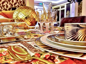 Duży wazon Roberto Cavalli Home, z kolekcji Tigress