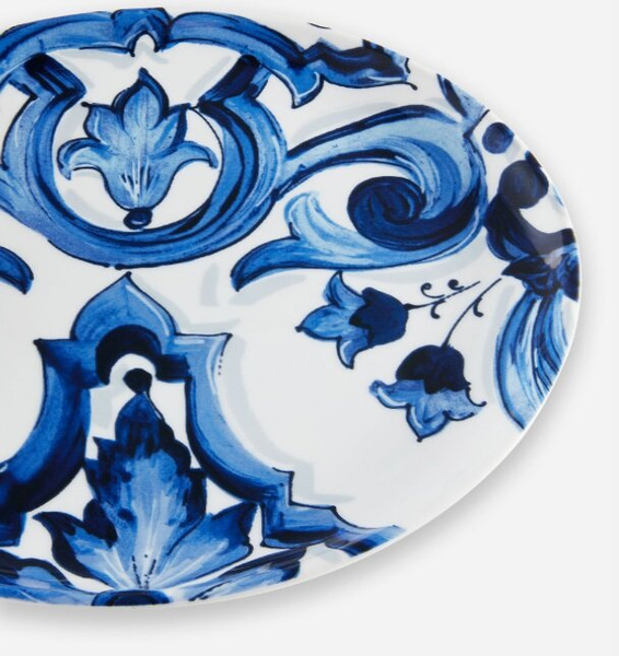 Dolce&Gabbana platter, Blu Mediterraneo