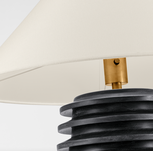 Crenelle 27" table lamp by Kelly Wearstler