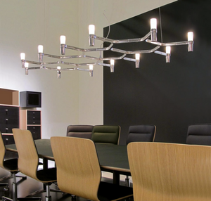 Crown Plana Major chandelier by Nemo Lighting