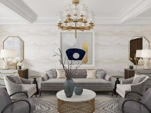 Aerin Liaison Double chandelier