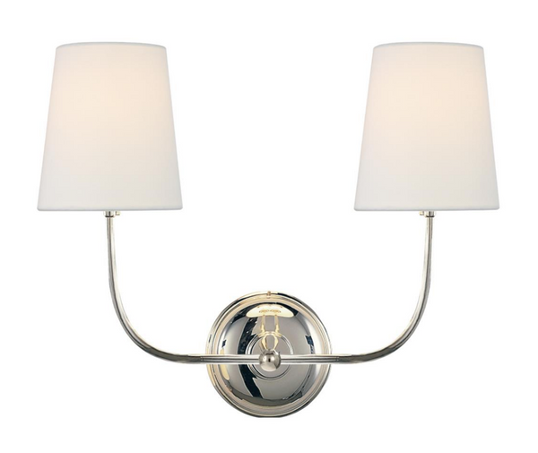 Kinkiet dwuramienny Vendome projektu Thomas O'Brien marki Visual Comfort