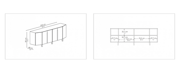 Garbo sideboard by Casamilano
