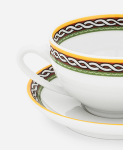 Dolce&Gabbana tea cup and saucer, Carretto Siciliano