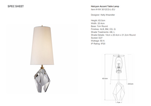 Lampa stołowa Kelly Wearstler Halcyon marki Visual Comfort