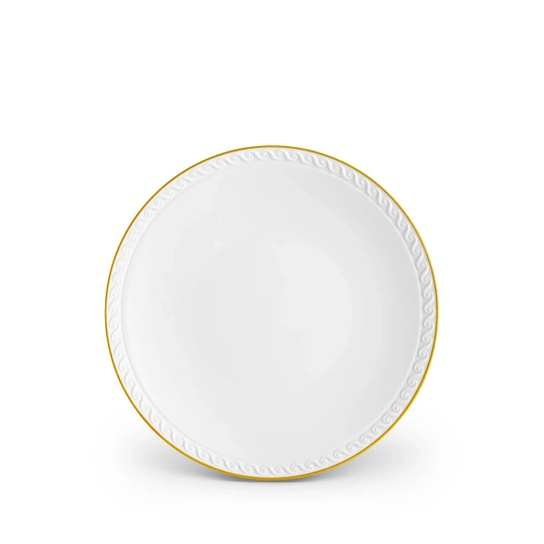 L'Objet dessert plate, from the Neptune Gold Fillet collection