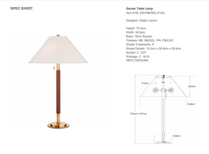Lampa stołowa Ralph Lauren Home Garner