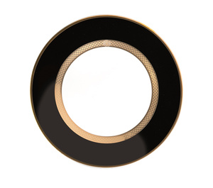 Zestaw sześciu talerzy obiadowych Roberto Cavalli Home, z kolekcji Python (Black)