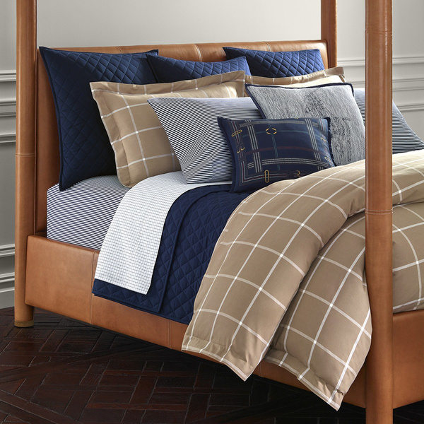 Ralph Lauren Home comforter cover, from the Equestrian collection (WINavy)