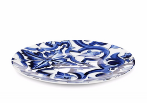 Dolce&Gabbana porcelain serving plate, Blu Mediterraneo 