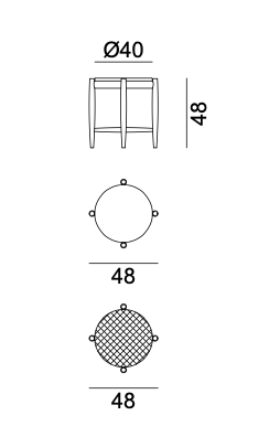 Stolik Eidos 143 marki Gervasoni 1882
