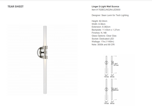 Kinkiet Sean Lavin Linger 2 marki Visual Comfort