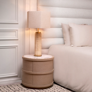 Cabana round bedside table by Eichholtz