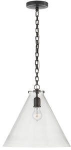 Katie Conical pendant lamp by Thomas O'Brien