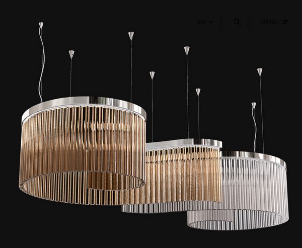 Carmen chandelier 728/100 by Italamp