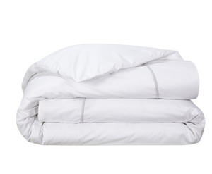 Yves Delorme comforter cover, from the Athena (Silver) collection