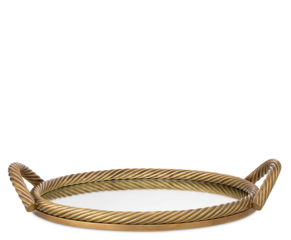 Salvi Round Tray by Eichholtz