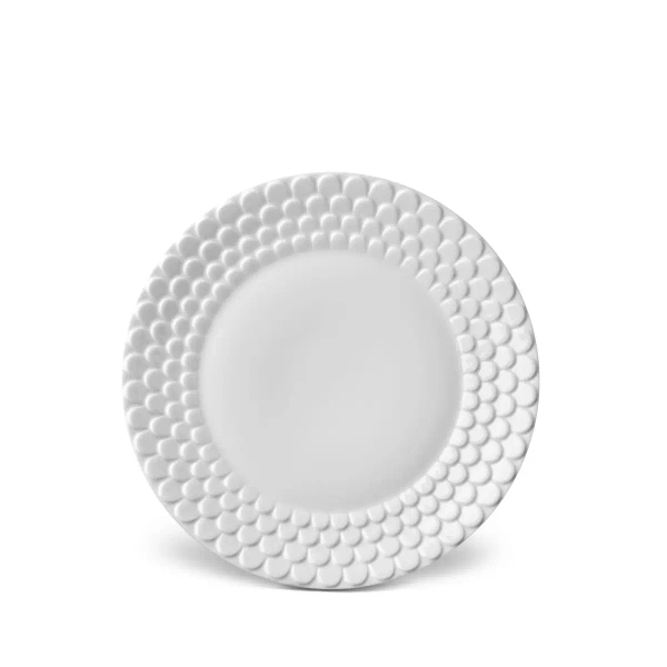 Talerz deserowy L'Objet, z kolekcji Aegean (White)