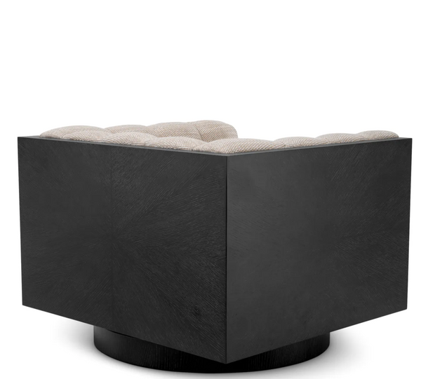 Davide swivel armchair by Eichholtz