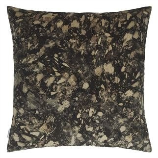 Designers Guild Dahlia Noir Slate decorative pillow