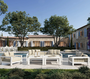 Cap-Antibes garden armchair by Eichholtz