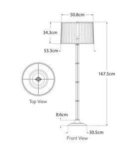 Downing floor lamp by Ralph Lauren Home
