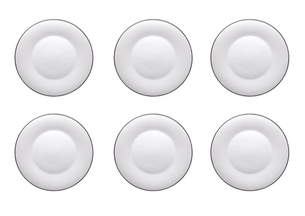 Roberto Cavalli Home dinner plate, from the Lizzard (Platin) collection