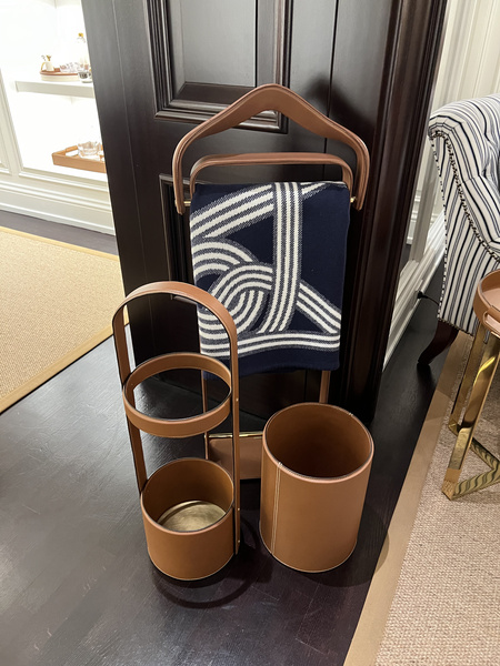 Kosz skórzany Brennan marki Ralph Lauren Home