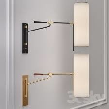 Aerin Frankfort Articulating wall lamp by Visual Comfort