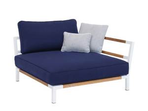 Corner module of the Smania Salò garden sofa