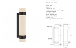 Ralph Lauren Home Barton Small wall lamp 