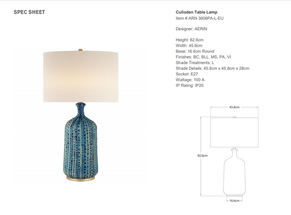 Aerin Culloden Table Lamp