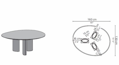 Arne 160 table by Casamilano