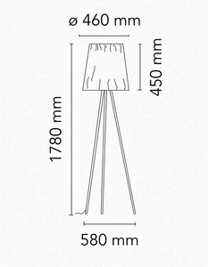 Lampa podłogowa Rosy Angelis marki Flos