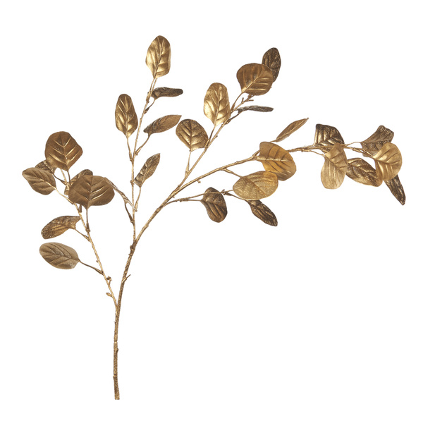 Christmas ornament-Gold Eucalyptus sprig