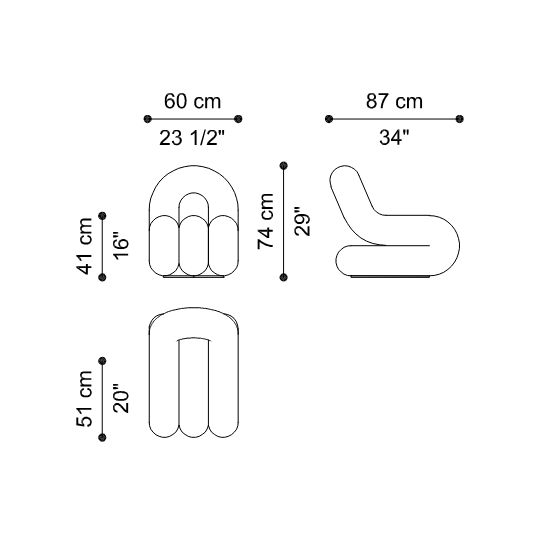 Fotel Gianfranco Ferré Home, Brygge