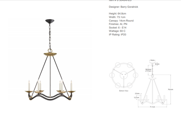 Barry Goralnick Choros Chandelier