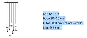Żyrandol Jackie O 12 LED marki Catellani & Smith