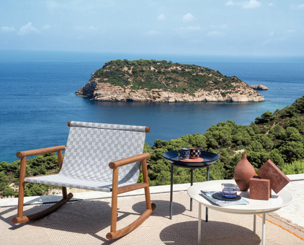 Hashi rocking chair by Gervasoni 1882